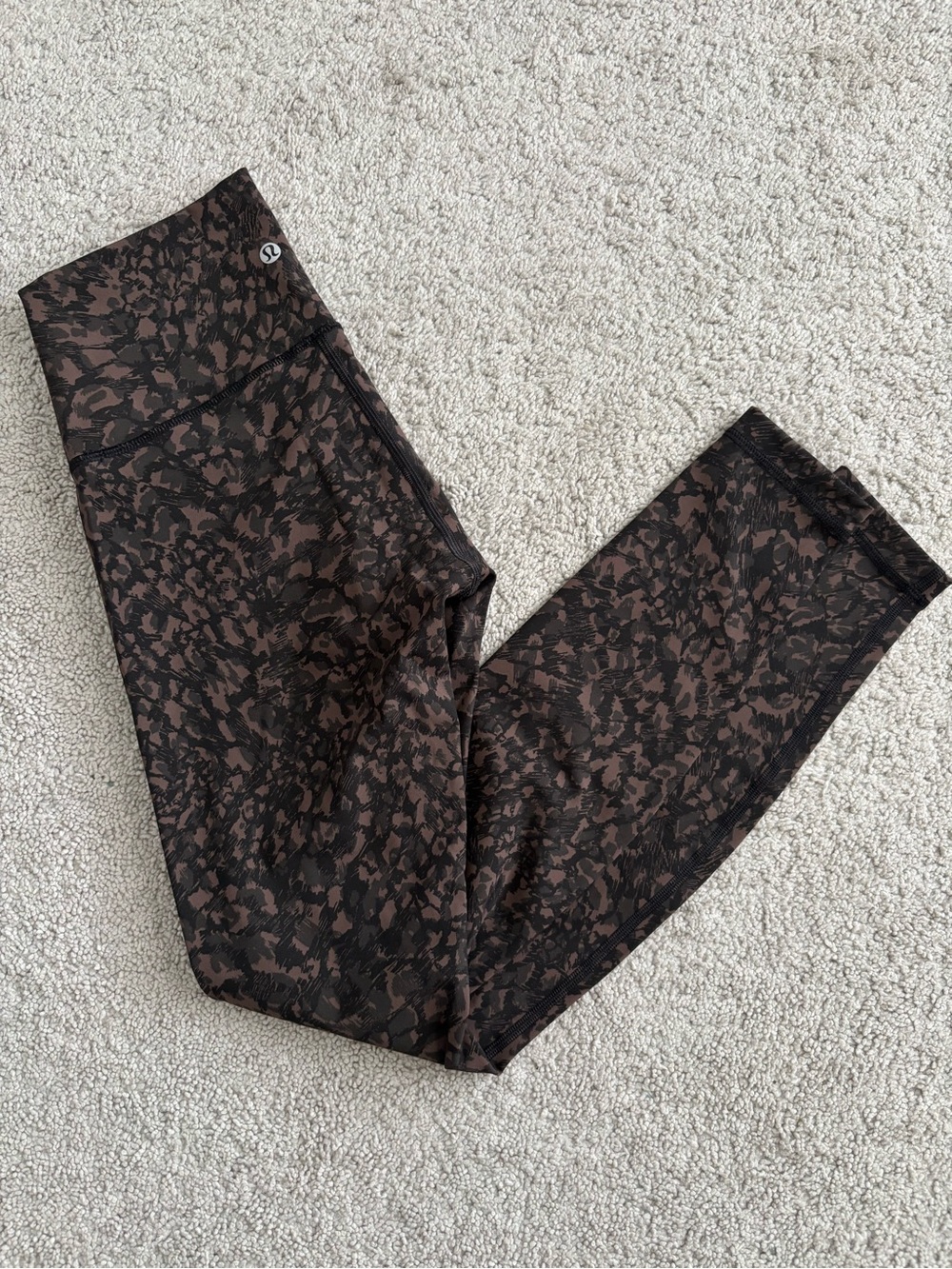 lululemon athletica Brown & Black Align High-Rise Leggings, Women’s 4, NWOT
